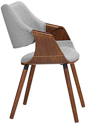 Studio 55D Westin Gray Fabric And Beech Wood Dining Chair #TOP6