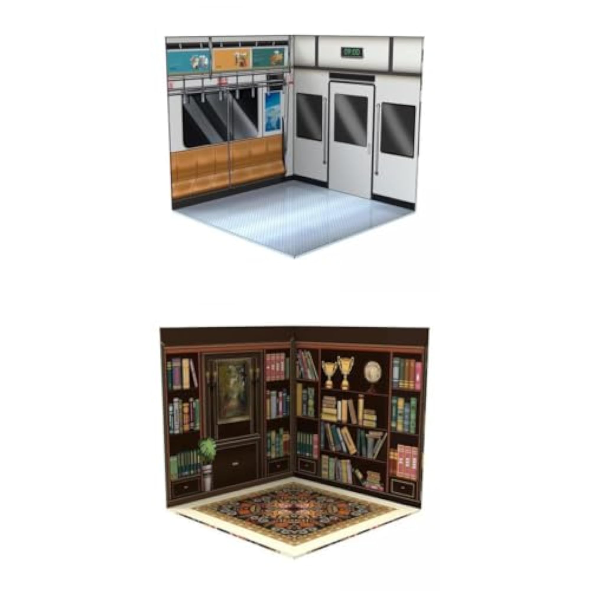 2X 1:12 Backdrop Scene Model Collection Layout Background