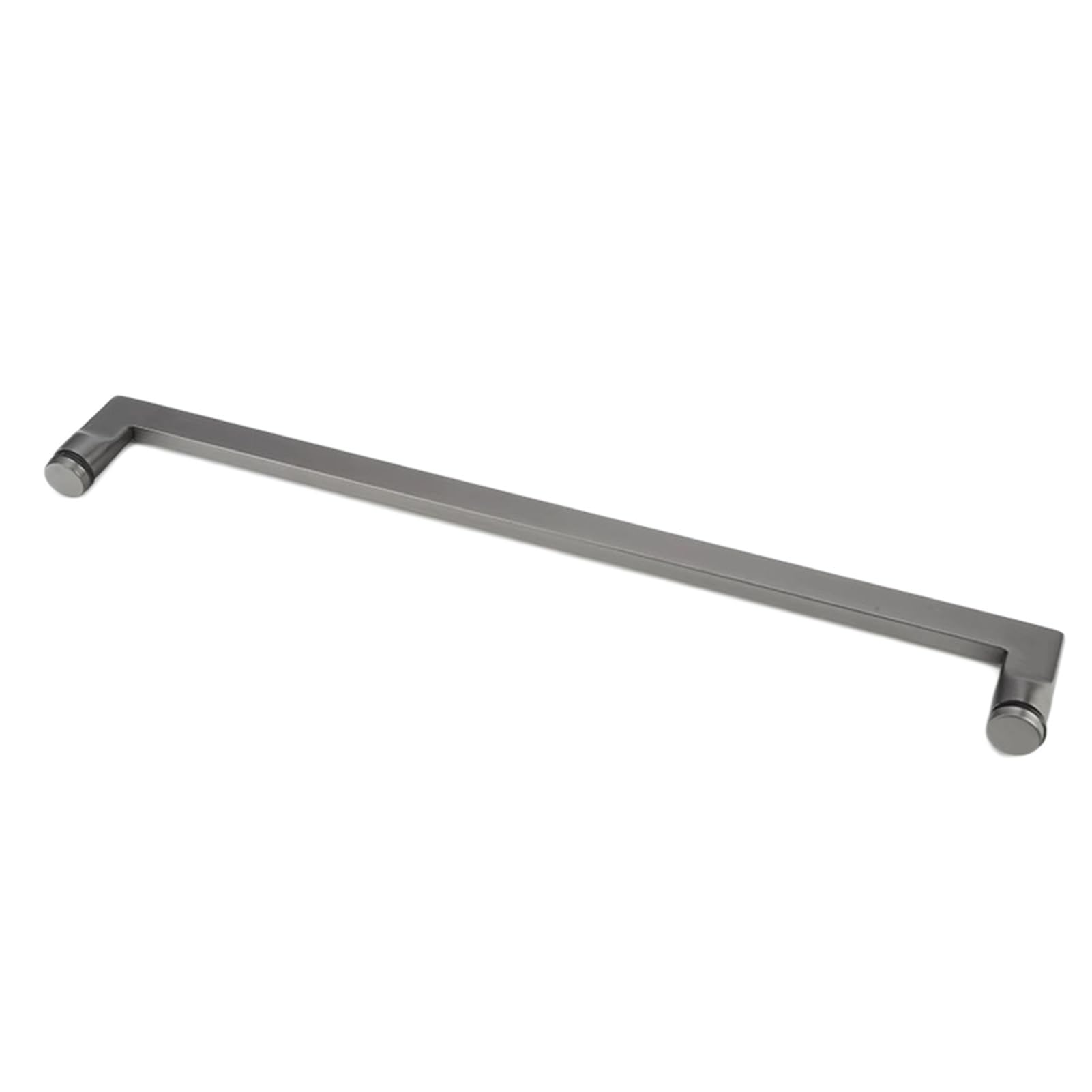 Poignée de douche en verre inox argent pour porte intérieure et extérieure