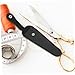 Uonlytech 4pcs Scissors Cover Pu Leather Protective Sheath for Sewing Pruning and Beauty Tools Lightweight and Compact Scissors Safety Protectors
