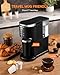 SHARDOR 3 in 1 Coffee Maker, K Cup Coffee Maker Compatible with Ground Coffee & Teas, Single Serve Coffee Machine, 6–14oz Brew Sizes, 40oz Detachable Water Reservoir, Descale Settings, Black