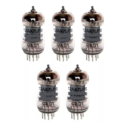 Tubes à vide 12AX7LPS / ECC83 lot de 5 pour un son vintage chaleureux