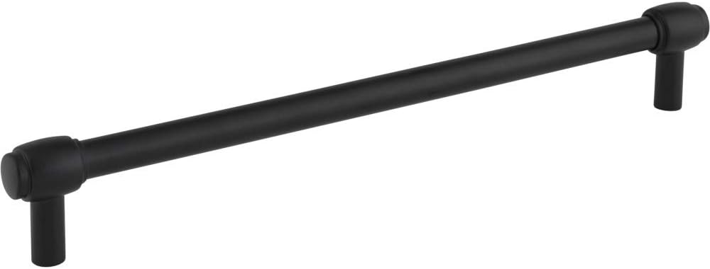 Jeffrey Alexander 224 mm Center-to-Center Matte Black Hayworth Cabinet Bar Pull