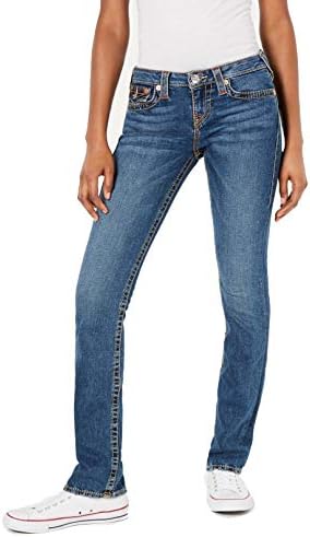 Billie Mid Rise Straight Leg Rinse Jean 