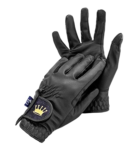 Equestrian Queen - Gants d'équitation fonctionnels pour femme avec compatibilité écran tactile, adhérence antidérapante et design élégant - Parfait pour l'équitation - pour les femmes et les filles -