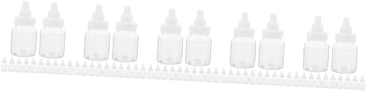 100pcs Creative Shower Bottle Candy Box Treat Containers for Weddings Birthdays and Parties Unique Favors for Guests Holds Candy and Items