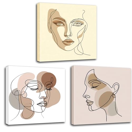 Wandbilder auf Leinwand - 3-teilig - verschiedene Motive und Form...