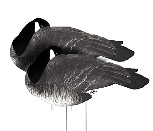 White Rock Flocked Head Silhouette Decoys - Sleeper Dozen