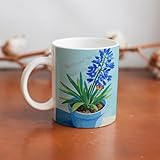 Charming 11 OZ Agave Mug - Unique Floral Coffee Cup, Perfect for Home and Kitchen Decor - Image 7