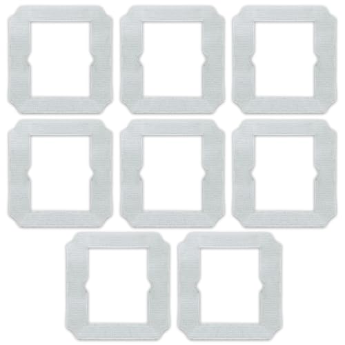 HUKWIMO FOR ECOVACS WINBOT MINI �Ή� �����p���b�v�p�b�h 8���Z�b�g | ���@�����{�b�g�p ���C�s���O�p�b�h �}�C�N���t�@�C�o�[ ���􂢉\ �J��Ԃ��g�p �������i