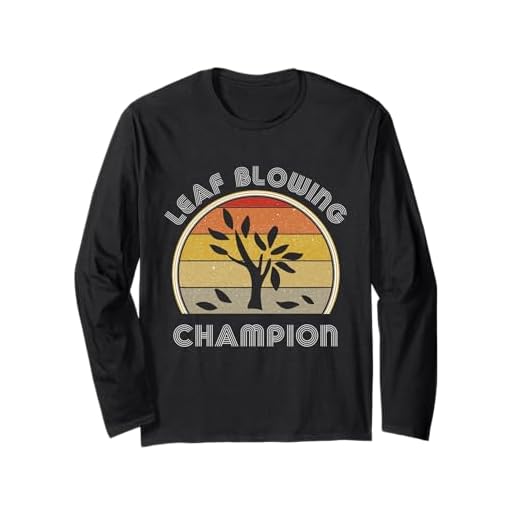 Leaf Blower Funny Lawn Care Dad Who Love Leaf Blowing Leaves Long Sleeve T-Shirt