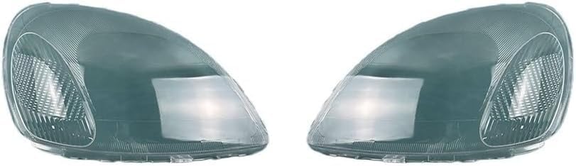 Head light Lens Compatible Compatible for Toyota for Yaris 1999 2000 2001 2002 Car Accessories Cover Transparent Lampshade Lamp Head lamp Shell Replacement(A Piar)