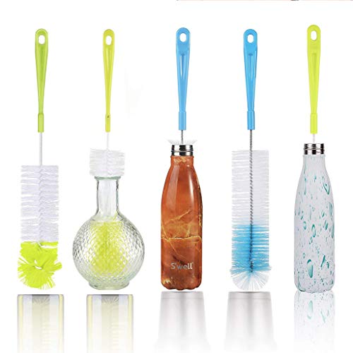 MEKEET Reinigungsbürsten 5 Stück Bürsten Set Flasche Reinigungsbürsten Nylon Schlauchbürste Flexibele Langem Griff… – Bild 8