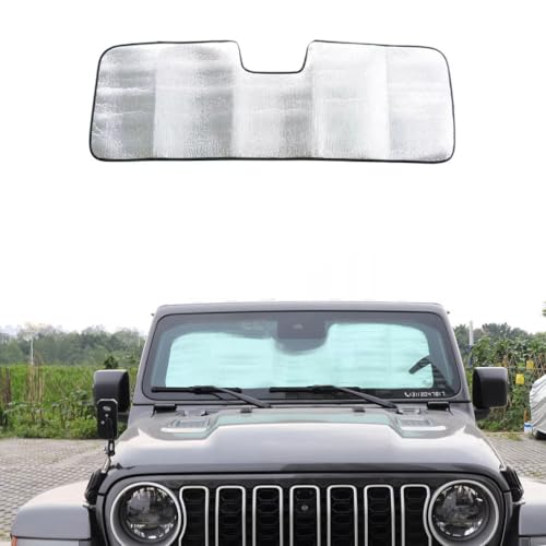 XYTTD Sonnenblende für die Windschutzscheibe passend für Jeep Wrangler JL JLU