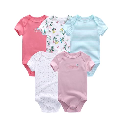 Image of MAMIMAKA Newborn Layette Gift Set 27-Piece Baby Girl Clothes Bodysuits, Pants Essentials and Accessories 0-12Months