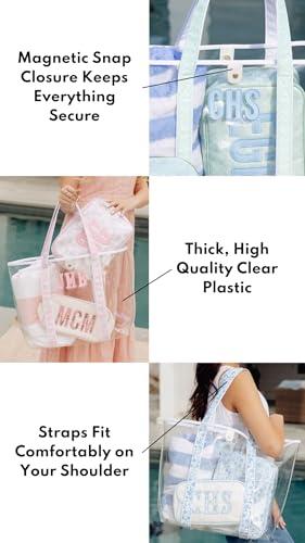 Bolso Tote Transparente Riviera Carryall Personalizado miniatura 6