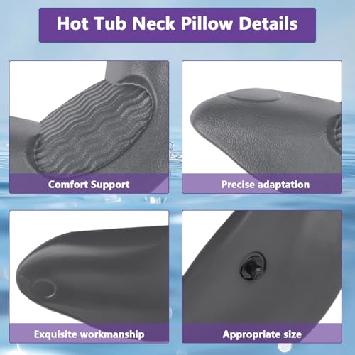 Spa Pillows Replacement for Artesian Hot Neck Tub Pillow,Compatible with Island Spas,Tropic seas spas,Grand Bahama,Grand Cayman,Captiva, Antigua, Saba, SantaCruz,Nevis by SuperDi - Image 4