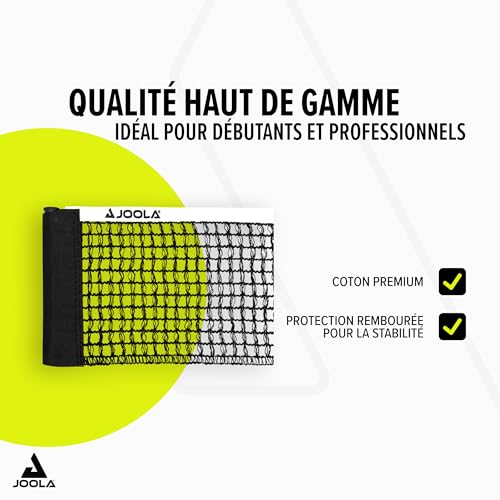 JOOLA - Avanti Net de Ping Pong Indoor Ensemble Filet et poteaux pour Tennis de Table Noir183 CM x 15,25 CM – vue 4