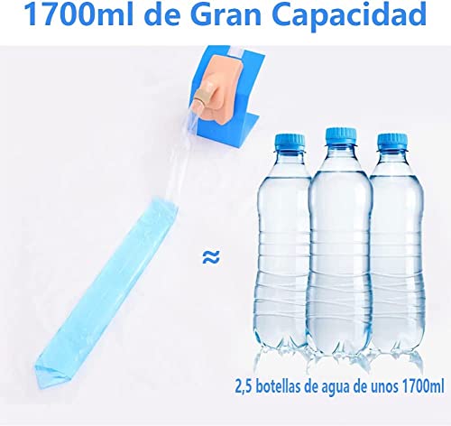 Yxmkjos 50Pcs Disposable Urine Drainage Bags, Male Incontinence Aid, 1700 Ml Big Capacity Portable Urine Collector Bag For Bedridden Elderly And Disabled Men #TOP3