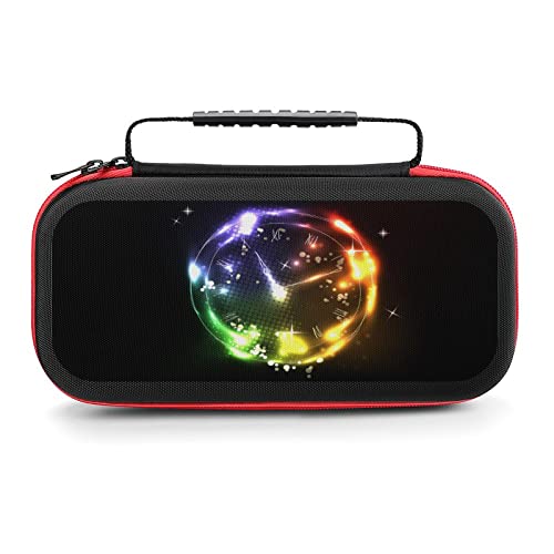 Aohanan Light Neon Clock Switch Carrying Case Compatible With Nintendo Switch Switch Game Case With 20 Games Cartridges Hard Shell Travel Protection Case For Nintendo Switch Console & Accessories #TOP5