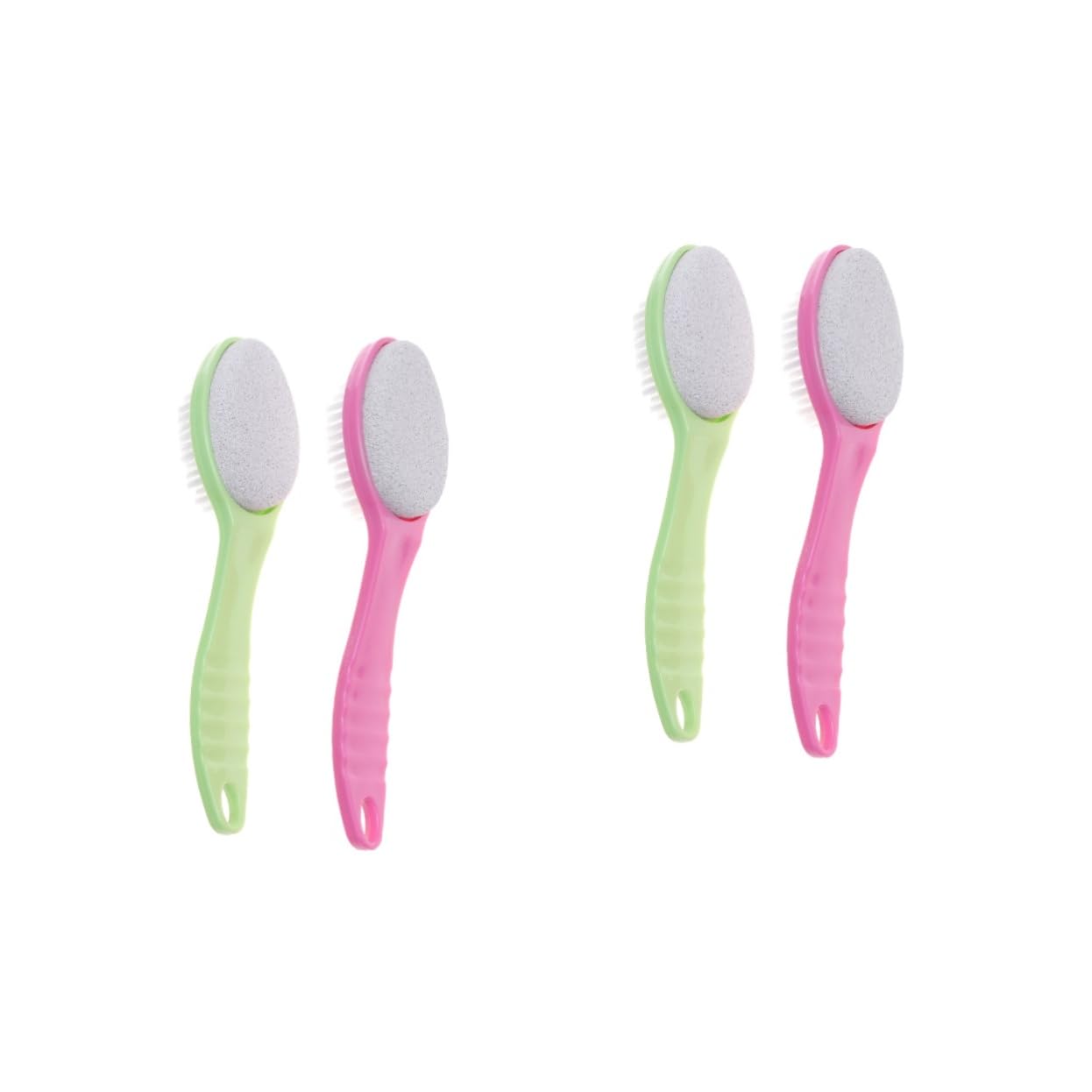 Housoutil 4 Pcs Remover Exfoliation Exfoliating Pumice Stones Pedicure Scrubber Foot Rasp Exfoliates Dual-Sided Rasp Pedicure File Pumice Brush Rasp Dead Skin Remover