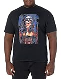 Impreso en Estados Unidos. Star Wars Pintura Vader Camiseta, Negro, S para Hombre