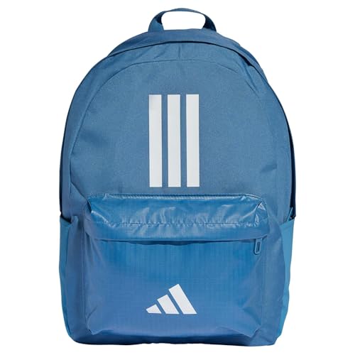adidas Unisex - Adulto CLASSIC THREE STRIPES BACKPACK BACK TO SCHOOL, Dusky Ink/white, One size