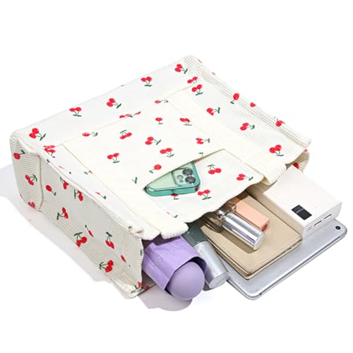 Corduroy Tote Bag Small Satchel Bag for Women Crossbody Bag Purse with Zipper Casual Hobo Handbag4