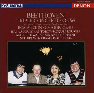 ベートーヴェン:ピアノ、ヴァイオリンとチェロのための三重協奏曲