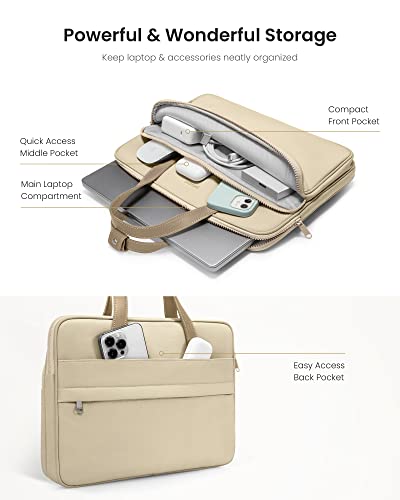 Image of Tomtoc Versatile-A12 Laptop Shoulder Bag (13.5-14 Inch), Khaki