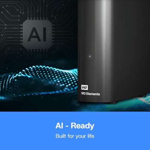 WD 16TB Elements External Hard Drive, Desktop HDD storage, USB 3.0 com… &mdash; image 3