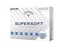 Callaway Golf Supersoft Distressed Stripe Decorated Golf Ball, Blue