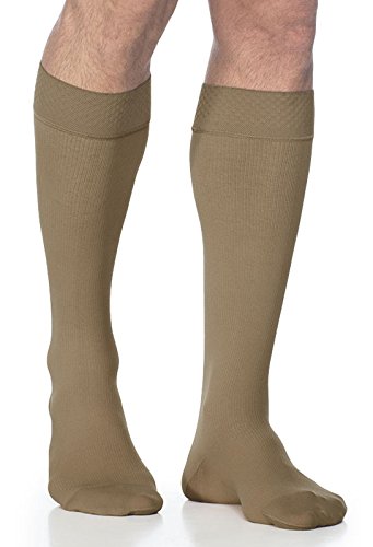 Image of SIGVARIS Men's Midtown Microfiber 820 Knee-High 20-30mmHg