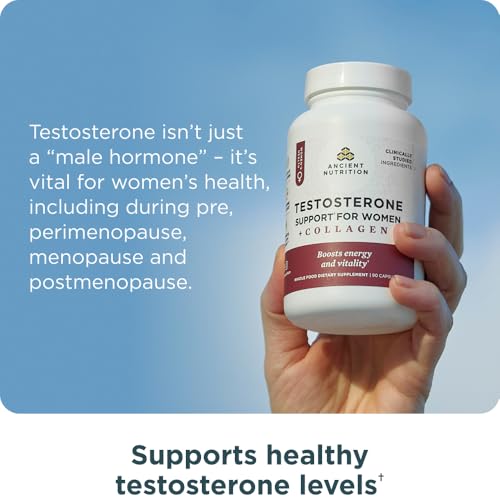 Ancient Nutrition Testosterone Support + Collagen Peptides Capsules - image 4