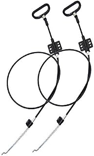 2 Pieces Recliner Release Cable Replacement D-Ring Pull Handle, Exposed Length 4.75"