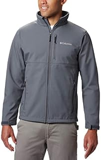 Columbia Men's Ascender Softshell Jacket, Water & Wind Resistant, Graphite, Large