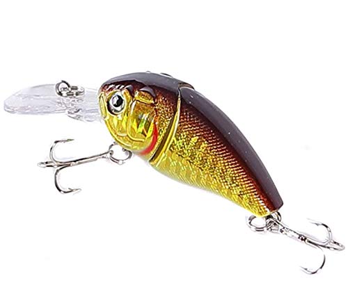 Soytich Wobbler Pesciolini Artificiali per Lucci e nel Acqua Piatta Raubende Zander Pesce LKA007 - Nr LKA007-003