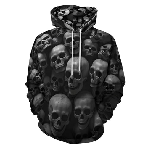 Sweat motif crâne horror pour vos soirées streetwear et hip-hop