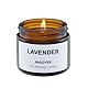 ANSOYER Massagekerze - Basis Soja + Hanfsamenöl - Massageöl Kerze - Körperöl & Lotion Kerze - Home SPA Kerze zur Entspannung - 1.77OZ (Lavendel)