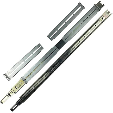 Rackmount Sliding Rails - Kit for 1U-4U Chassis (Adjustable 26" to 40" Depth) 2 or 4 Post Mount Sliders for Server Case (Compatible with Any Standard Rack, Cabinet, Computer Enclosure) Tupavco TP1812 Cover