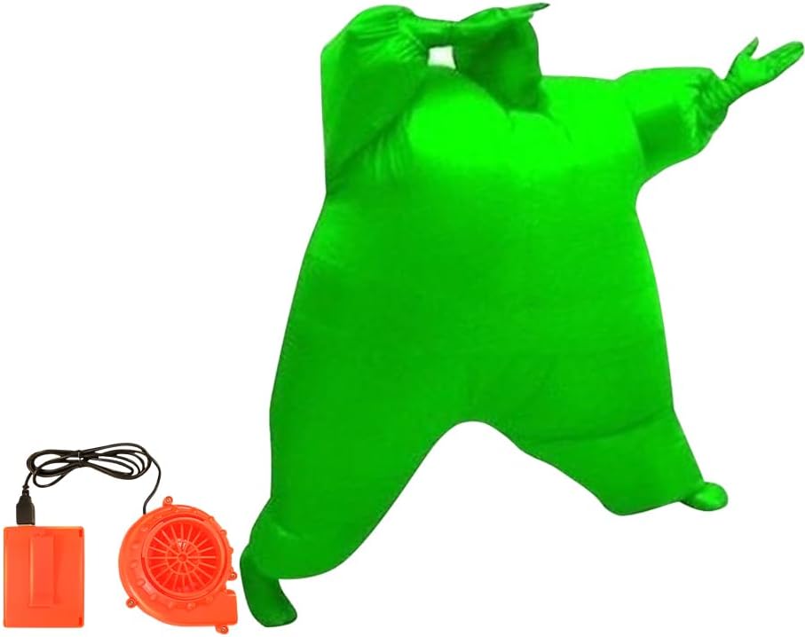 Adult Inflatable Full Body Jumpsuit Cosplay Costume Halloween Funny Fancy Dress Blow Up Party Toy
