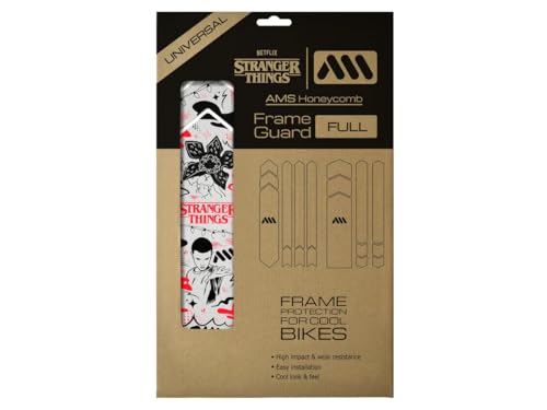 MTB Bike Frame Protector - Honeycomb 380 Microns PVC - Universal Guard for Downhill & Enduro - 18-Piece Set