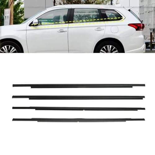 Joint étanchéité vitre Mitsubishi Outlander portière caoutchouc noir 5757A004 - 5