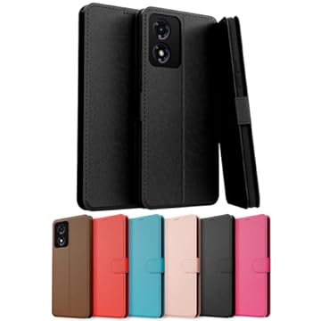 Capa Capinha Carteira Flip Couro Compatível Motorola Moto G04 Premium (PRETO)