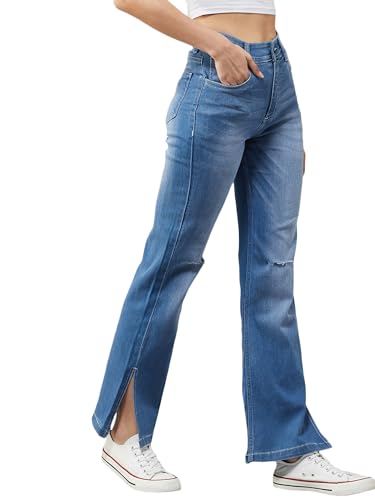 Image of Dolce Crudo High Rise Wide Leg Jeans for Women
