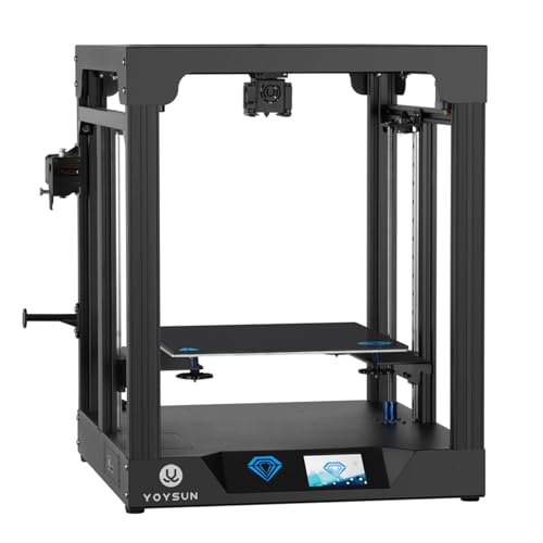 YOYSUN 3D Printer with Fully Auto Leveling, Complete Starter Kit with Auto Leveling 3D Printing Machine 7Ã—7 Auto-Leveling, 220Ã—220Ã—250 mm Print Volume