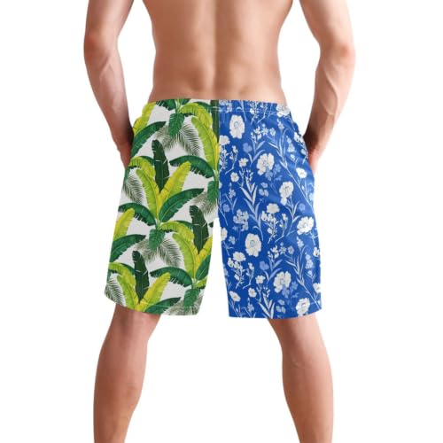 Short de bain athlétique bleu roi confortable pour glissades d'été - 2