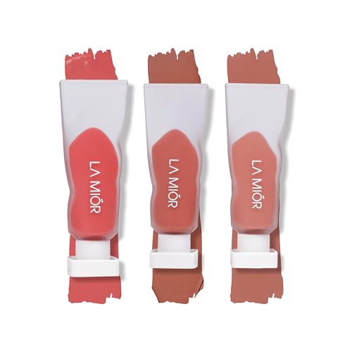 Image of LA MIOR Brunch Date Whipped Velvet Liquid Lipstick: Matte, Transfer-Proof, 12+ Hour Wear | Hydrating, Blurring Full Coverage, Lightweight | Enriched with Avocado & Jojoba Oil | Vegan | Pack of 3 - 15 ml Each