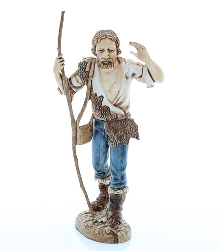LAVORAZIONE E PITTURA: Realizzata e dipinta interamente in Italia, questa statuina rappresenta un'eccellenza dell'artigianato italiano. Ogni fase del processo produttivo avviene a mano da abili artigiani italiani, garantendo una qualità senza pari.