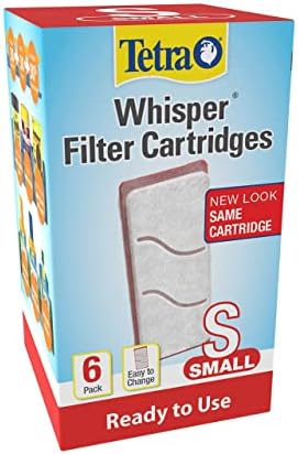 Tetra Whisper Filter Cartridges 6 Count, Small, For aquarium Filtration (19550)